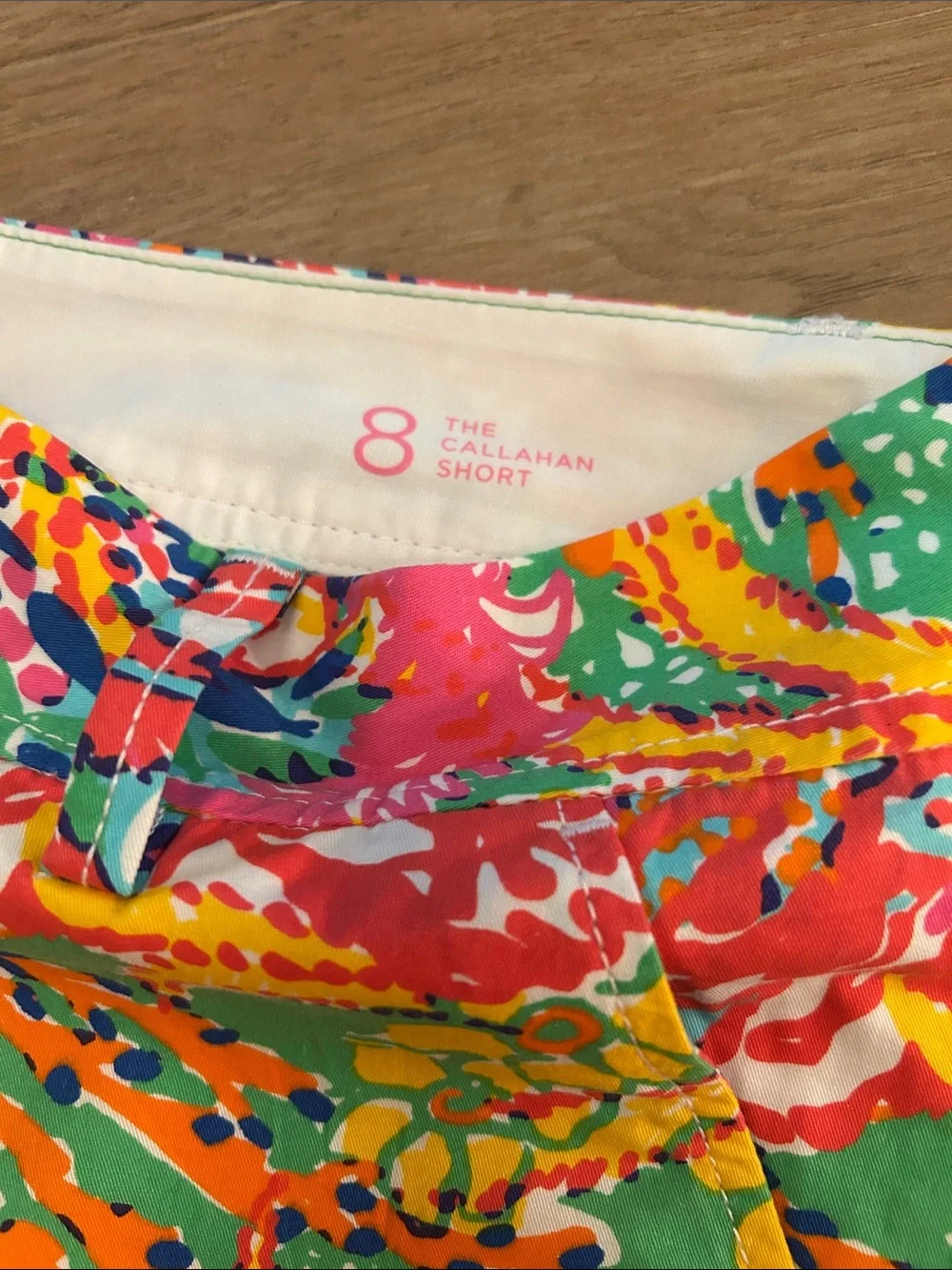 Callahan Shorts Vibrant Tropical Print Cotton Shorts - Multicolor - Picture 3 of 3